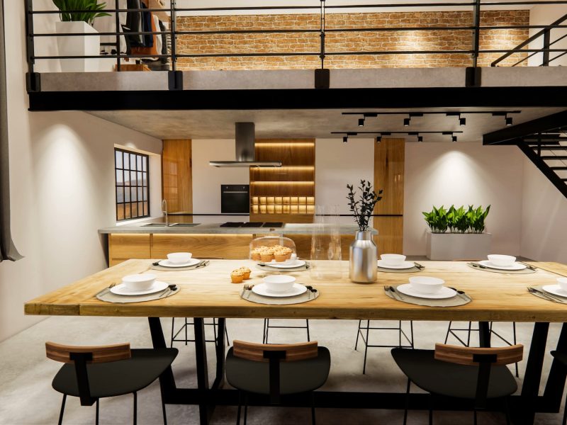 modern dinning (interior design in hyderabad)